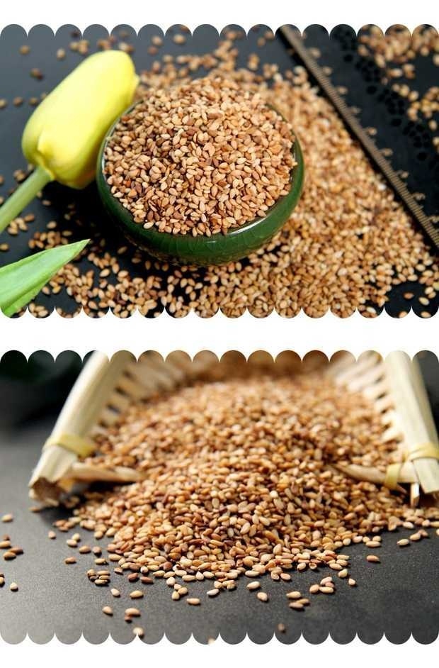 农家自种黄芝麻500g